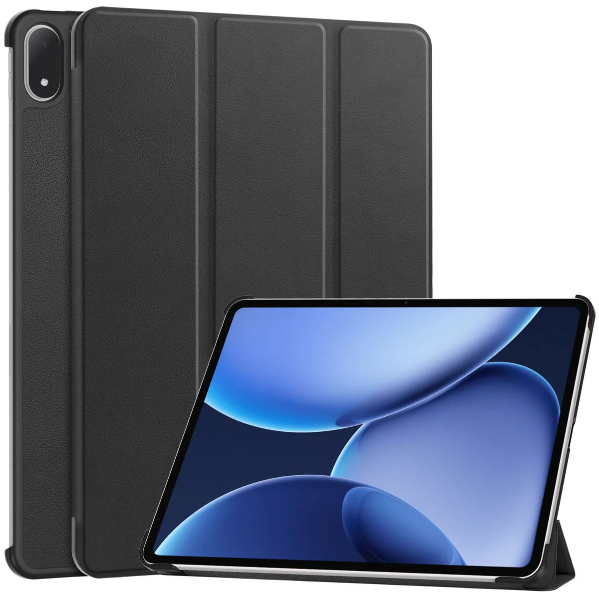 Schutzhülle für OnePlus Pad 3 / 2 Pro / OPPO Pad 4 Pro, Bizon Case Tab Croc, Schwarz