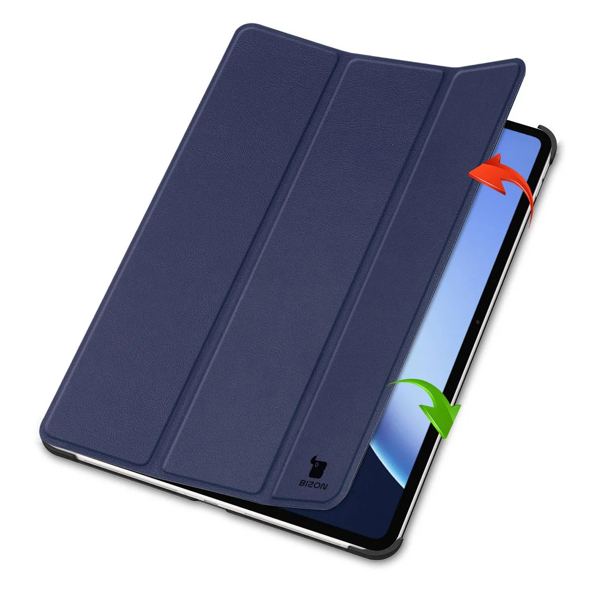 Schutzhülle für OnePlus Pad 3 / 2 Pro / OPPO Pad 4 Pro, Bizon Case Tab Croc, Dunkelblau