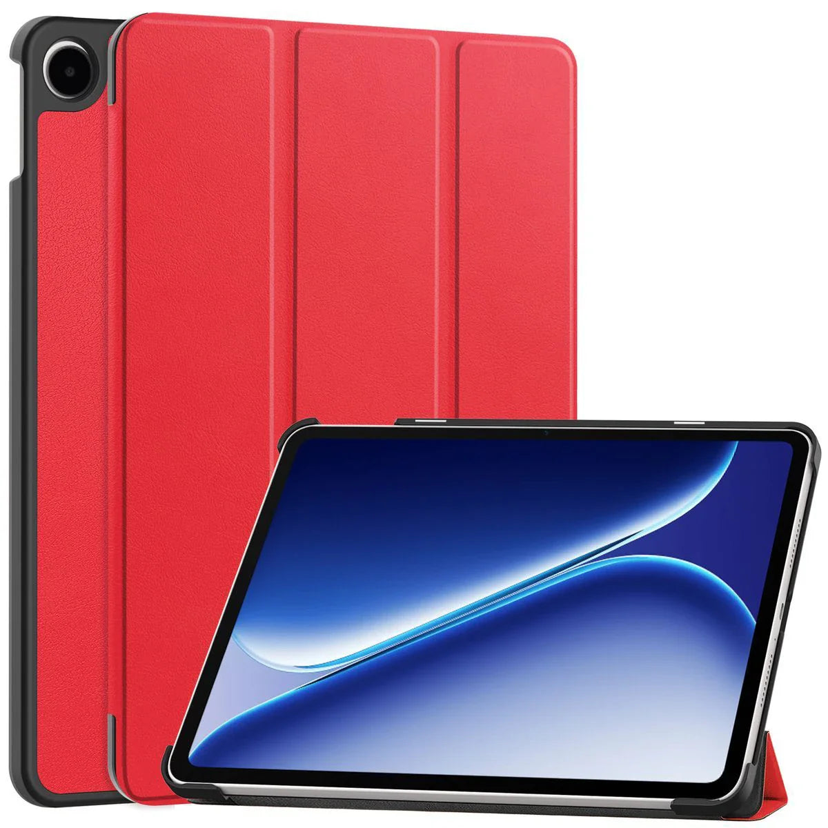 Schutzhülle für OnePlus Pad Go 2 / Oppo Pad Air5, Bizon Case Tab Croc, Rot