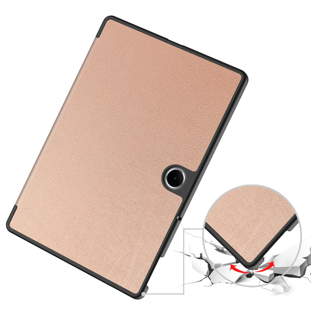 Schutzhülle für OnePlus Pad Lite / Oppo Pad SE, Bizon Case Tab Croc, Rosegold