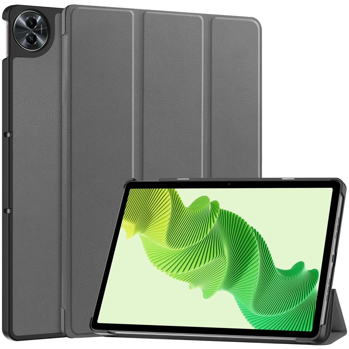 Schutzhülle für Realme Pad 2 11.5, Bizon Case Tab Croc, Grau