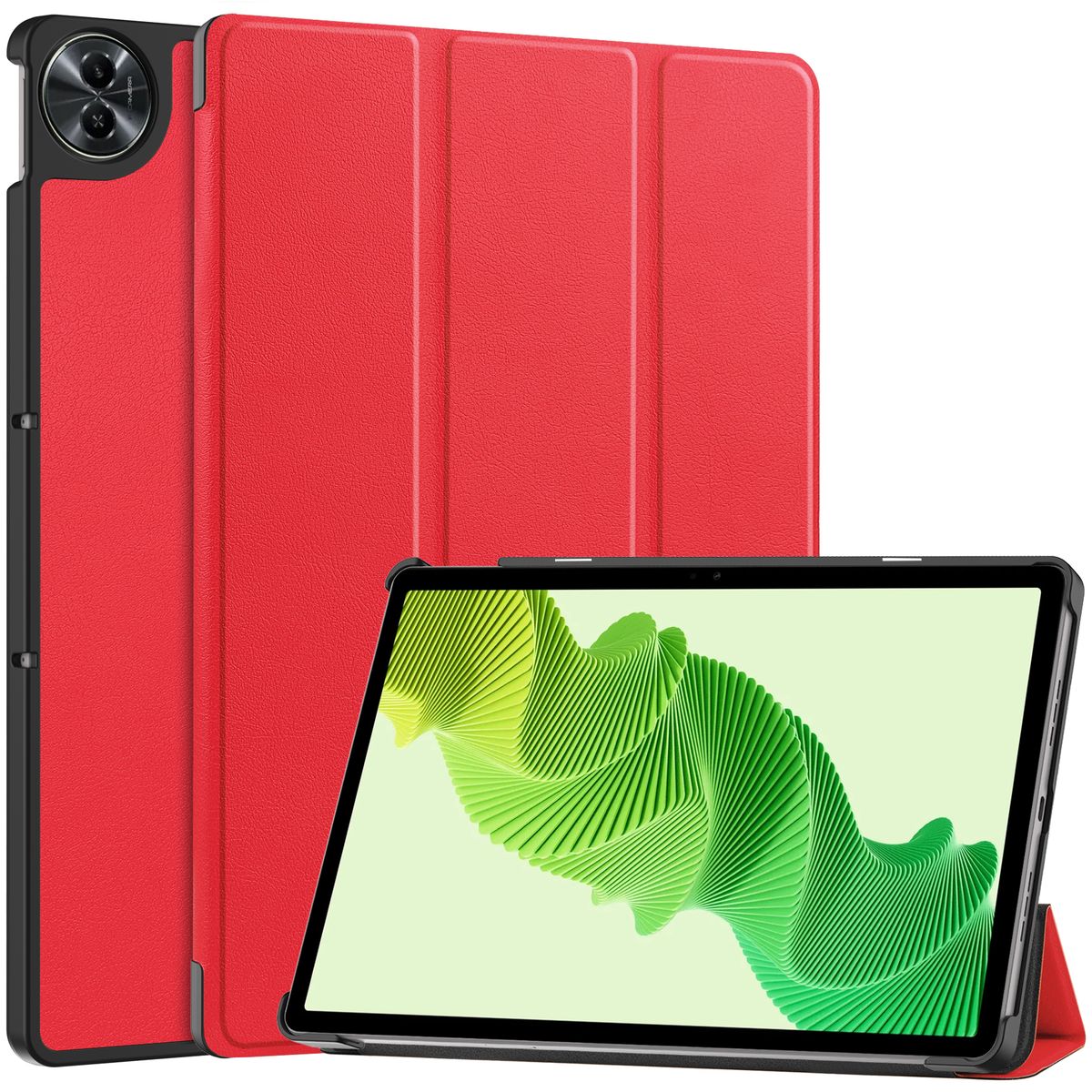 Schutzhülle für Realme Pad 2 11.5, Bizon Case Tab Croc, Rot