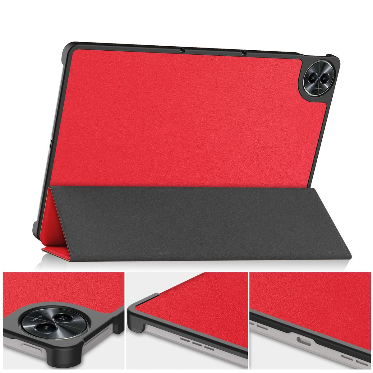 Schutzhülle für Realme Pad 2 11.5, Bizon Case Tab Croc, Rot