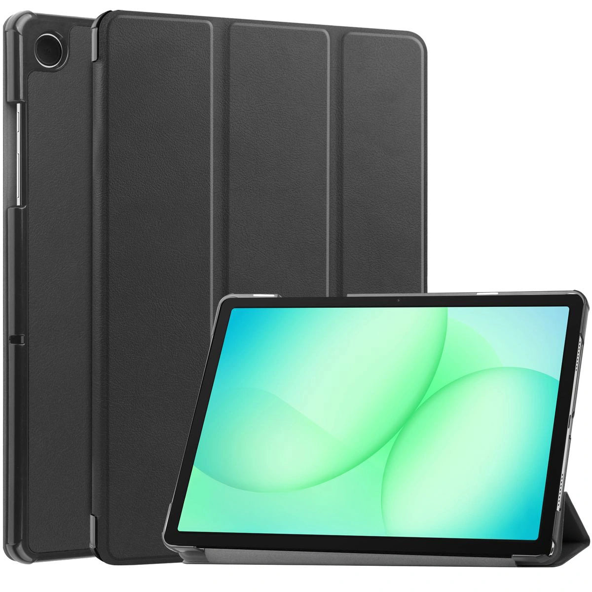 Schutzhülle für Galaxy Tab A11 Plus / A9 Plus, Bizon Case Tab Croc, Schwarz