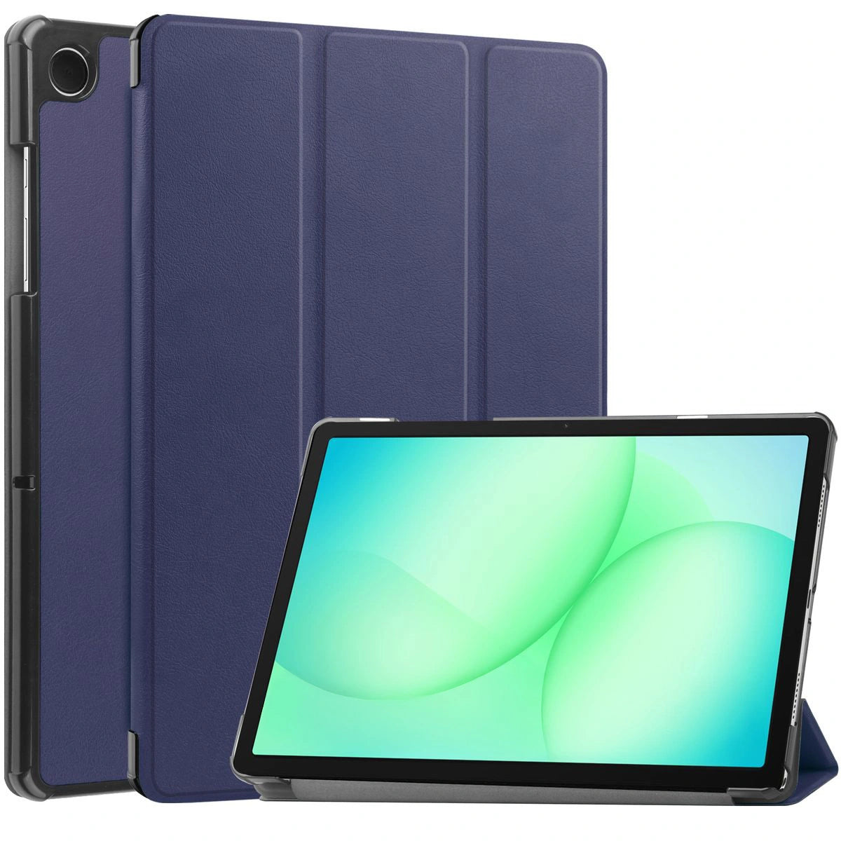 Schutzhülle für Galaxy Tab A11 Plus / A9 Plus, Bizon Case Tab Croc, Dunkelblau