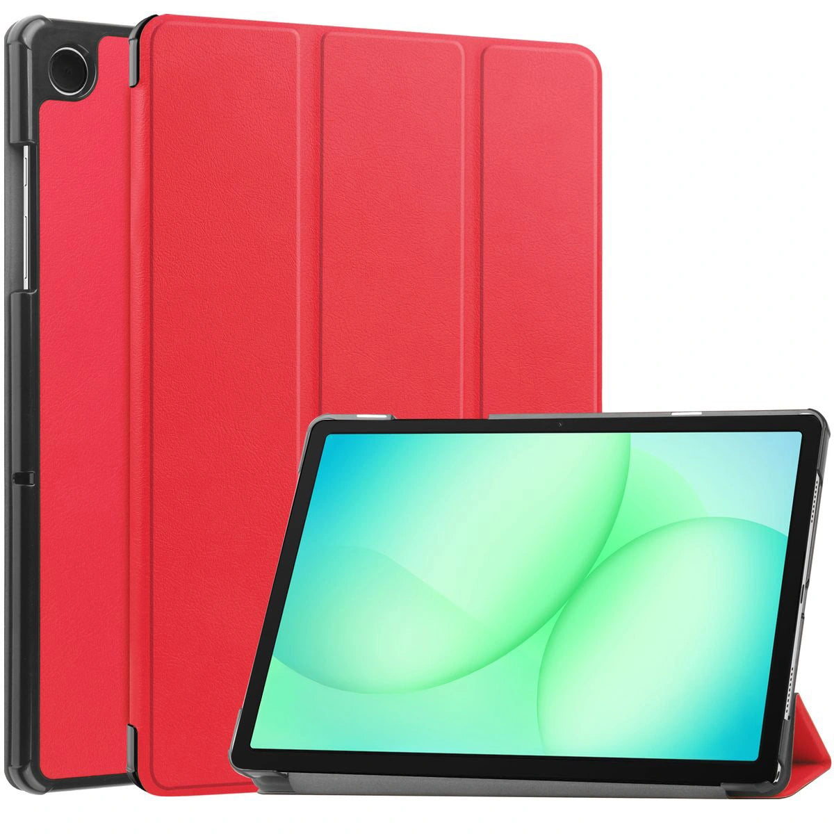 Schutzhülle für Galaxy Tab A11 Plus / A9 Plus, Bizon Case Tab Croc, Rot