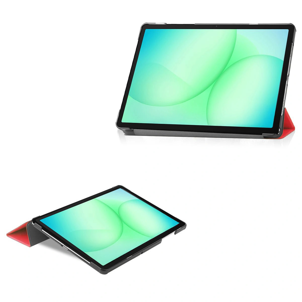 Schutzhülle für Galaxy Tab A11 Plus / A9 Plus, Bizon Case Tab Croc, Rot