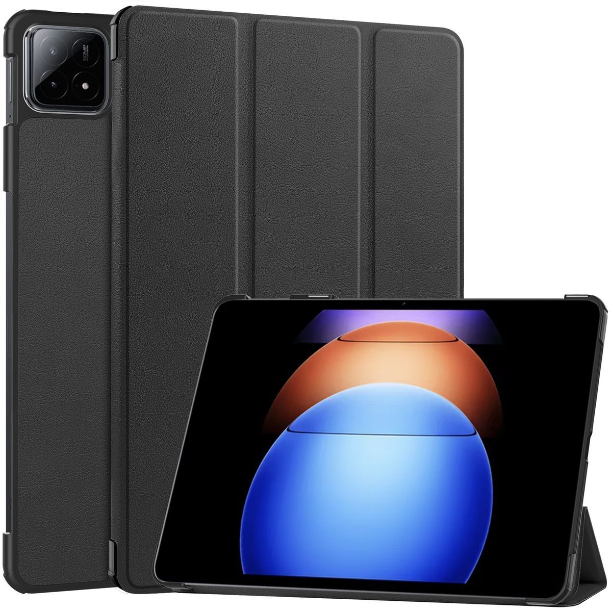 Schutzhülle für Xiaomi Pad 6S Pro, Bizon Case Tab Croc, Schwarz
