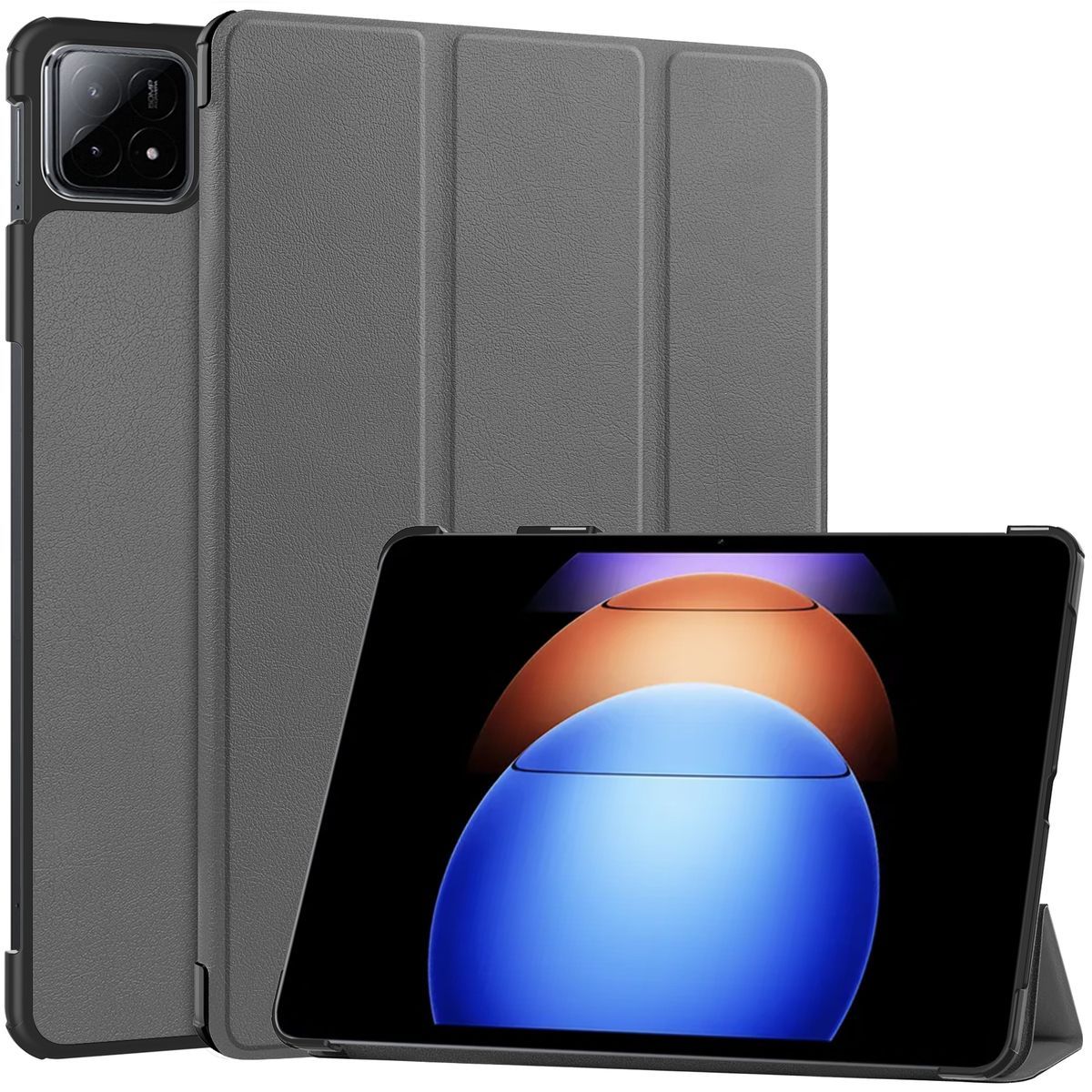 Schutzhülle für Xiaomi Pad 6S Pro, Bizon Case Tab Croc, Grau