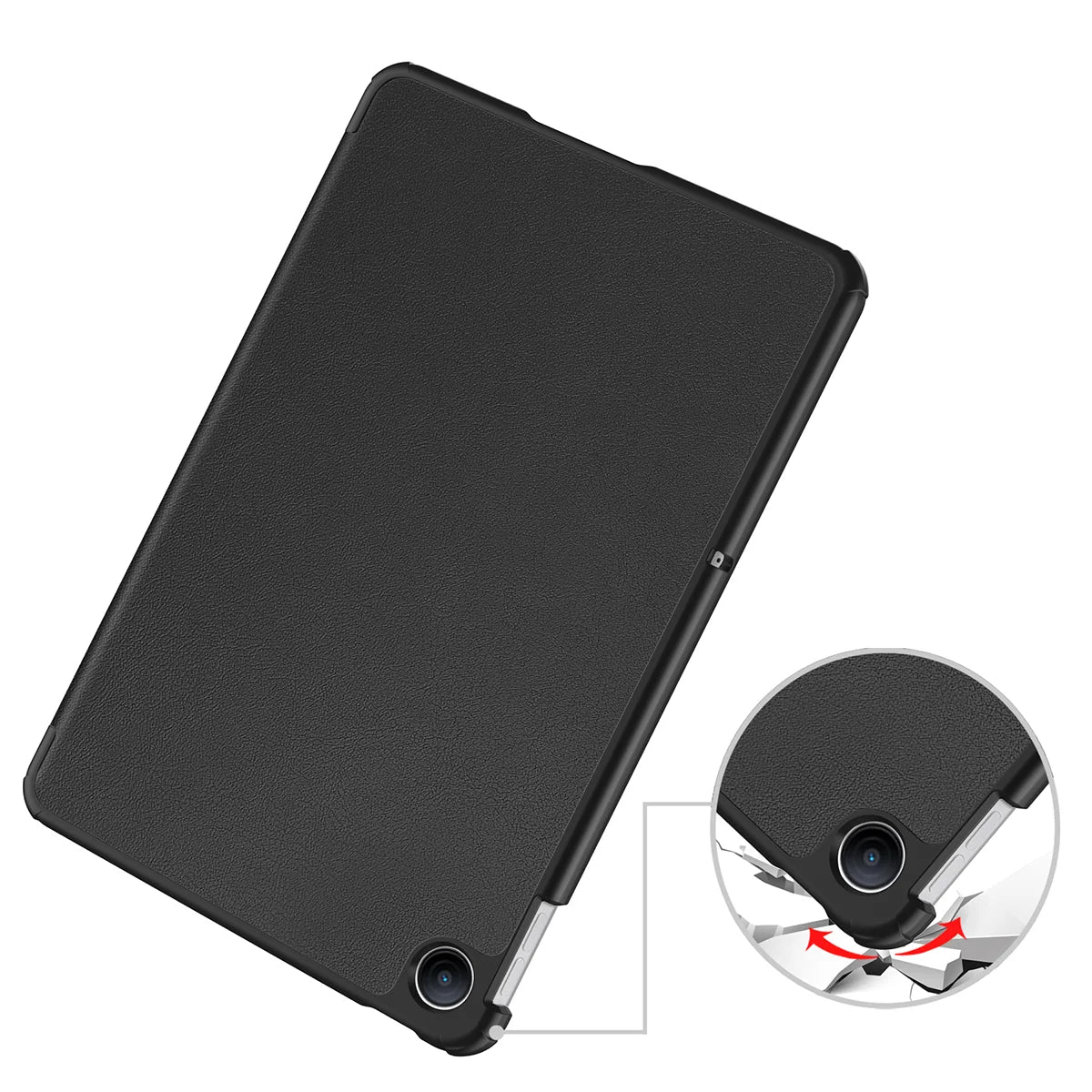 Schutzhülle für Xiaomi Redmi Pad 2 9.7", Bizon Case Tab Croc, Schwarz
