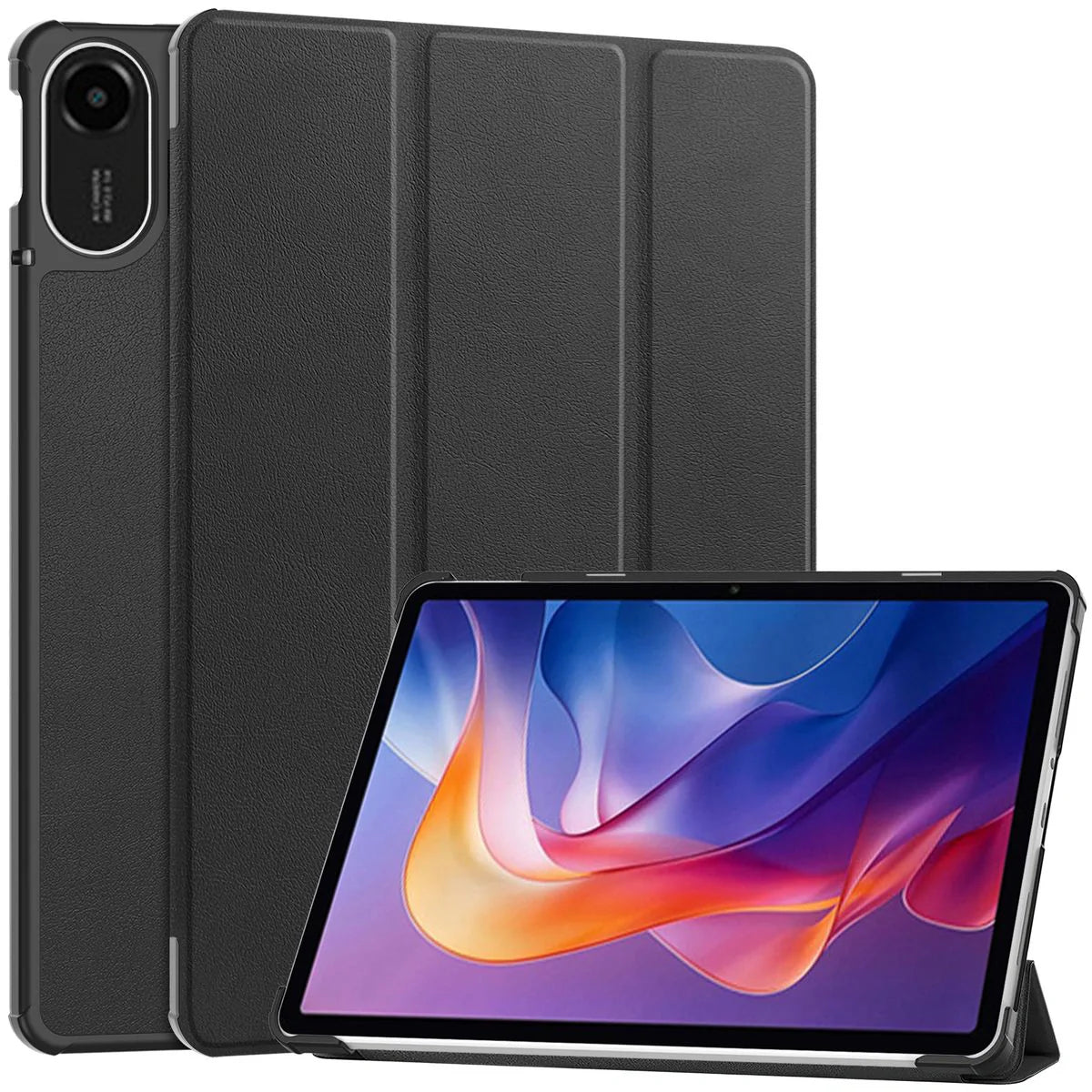 Schutzhülle für Xiaomi Redmi Pad 2, Bizon Case Tab Croc, Schwarz