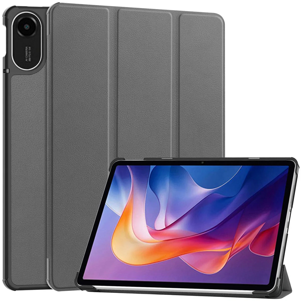 Schutzhülle für Xiaomi Redmi Pad 2, Bizon Case Tab Croc, Grau