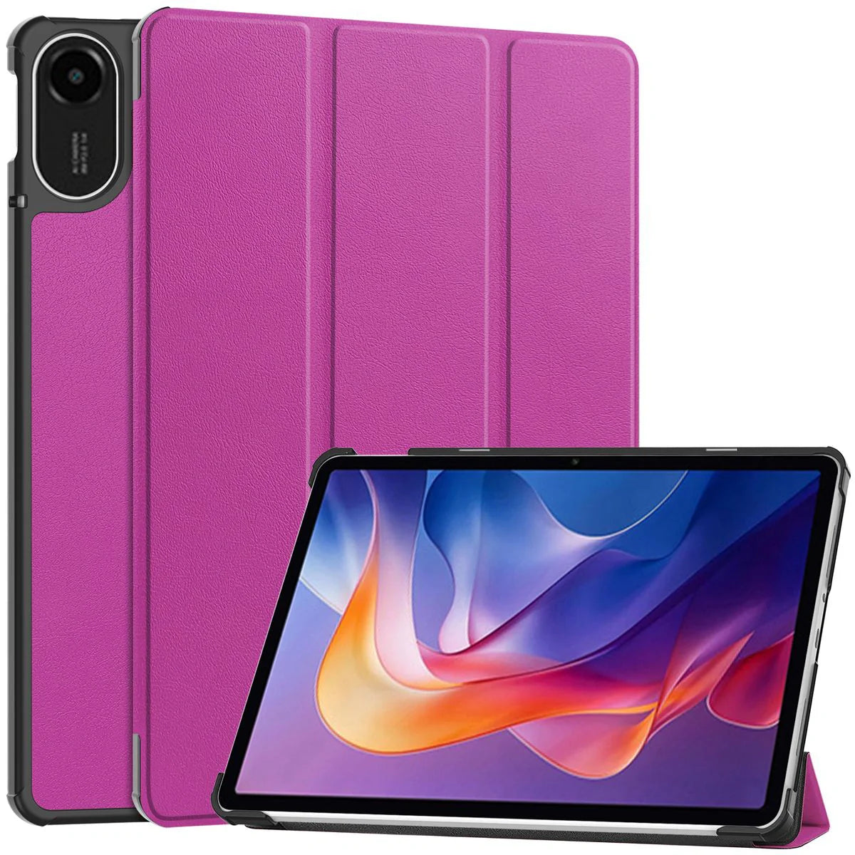 Schutzhülle für Xiaomi Redmi Pad 2, Bizon Case Tab Croc, Violett