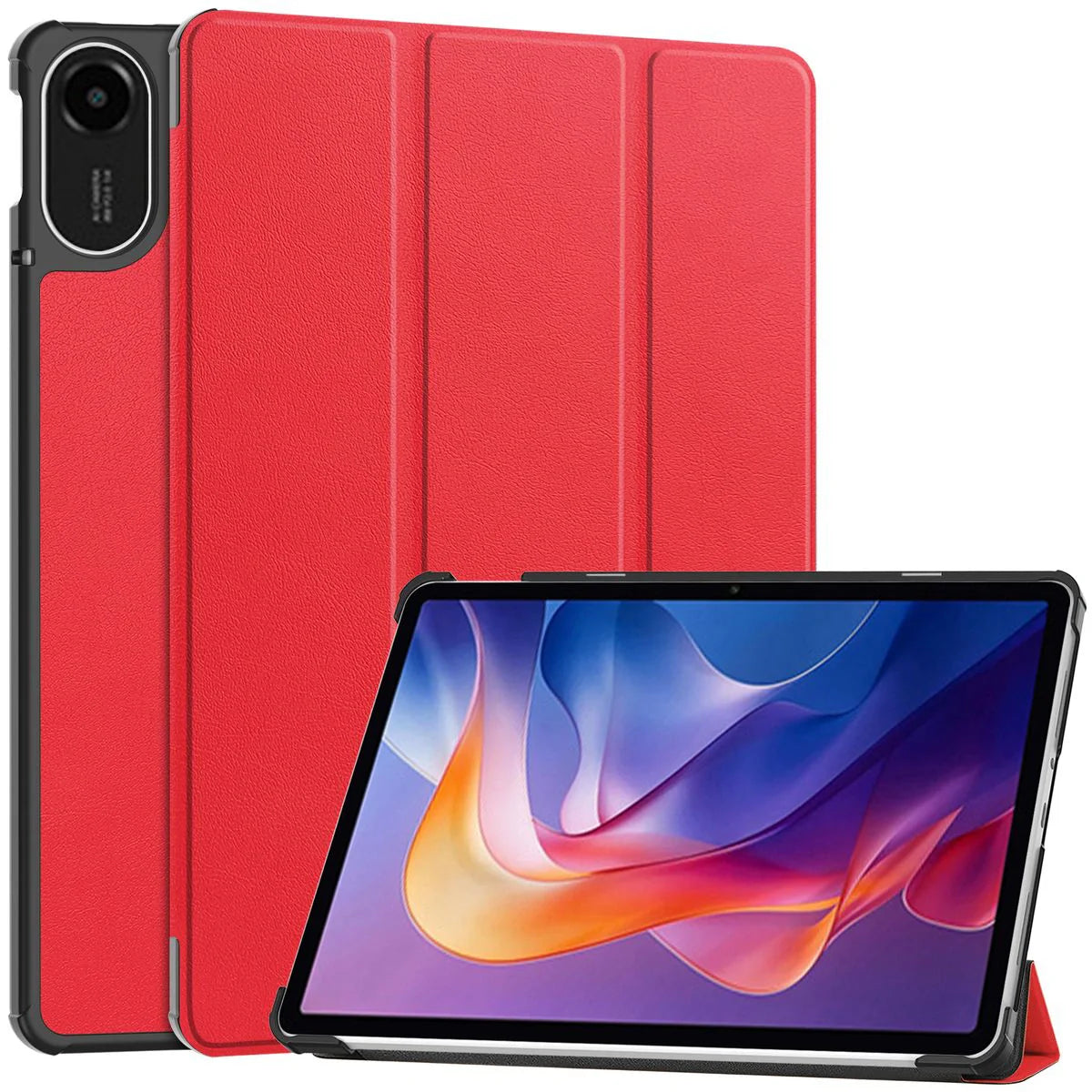 Schutzhülle für Xiaomi Redmi Pad 2, Bizon Case Tab Croc, Rot
