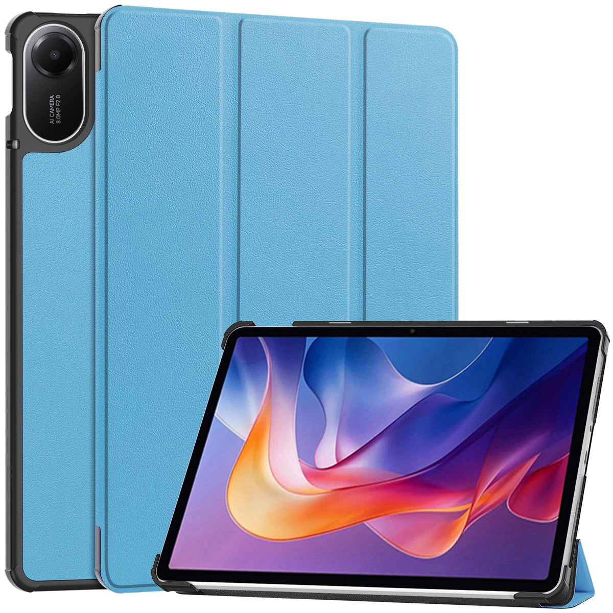 Schutzhülle für Xiaomi Redmi Pad 2, Bizon Case Tab Croc, Blau