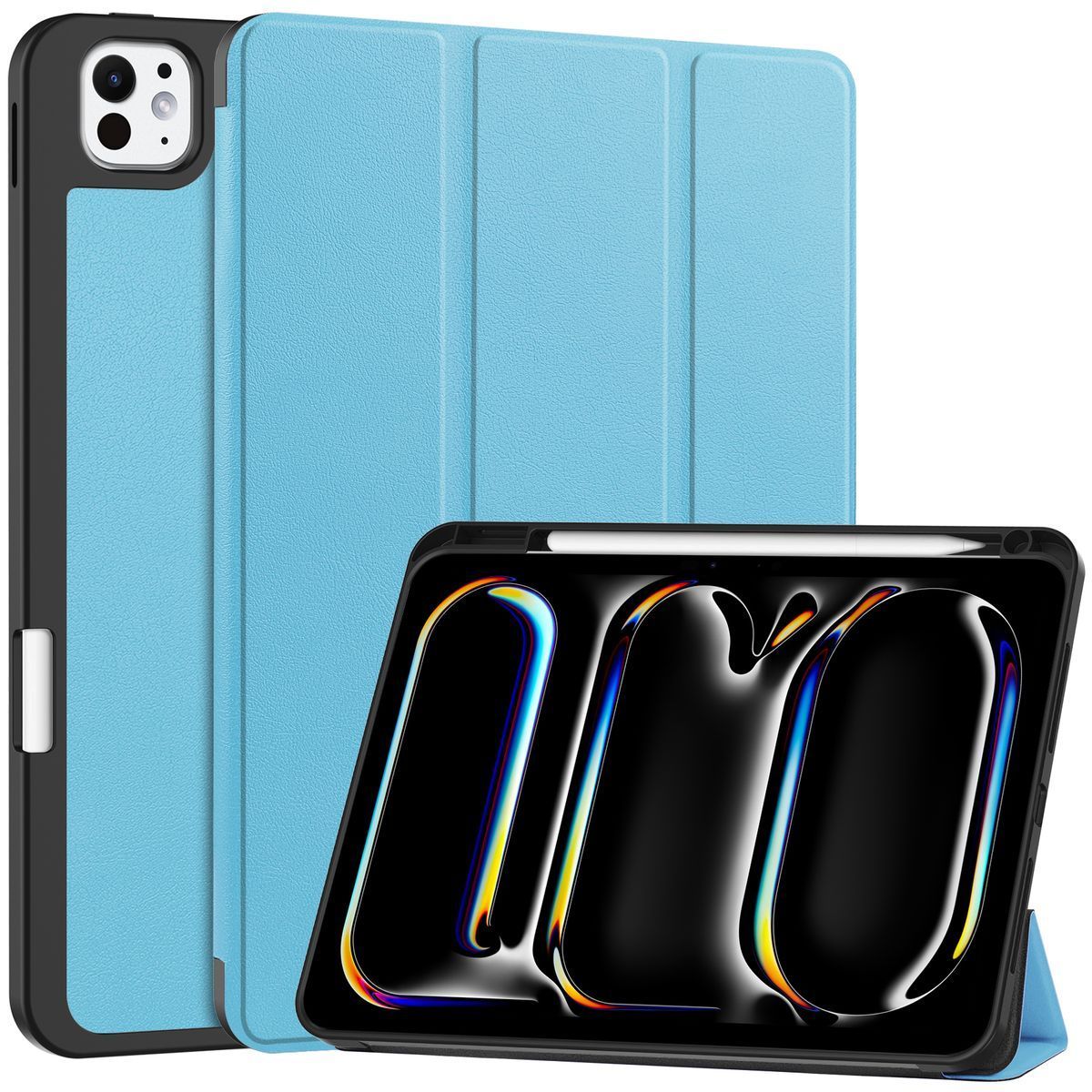 Schutzhülle für iPad Pro 11" 2025 / 2024, Bizon Case Tab Lizard, Blau