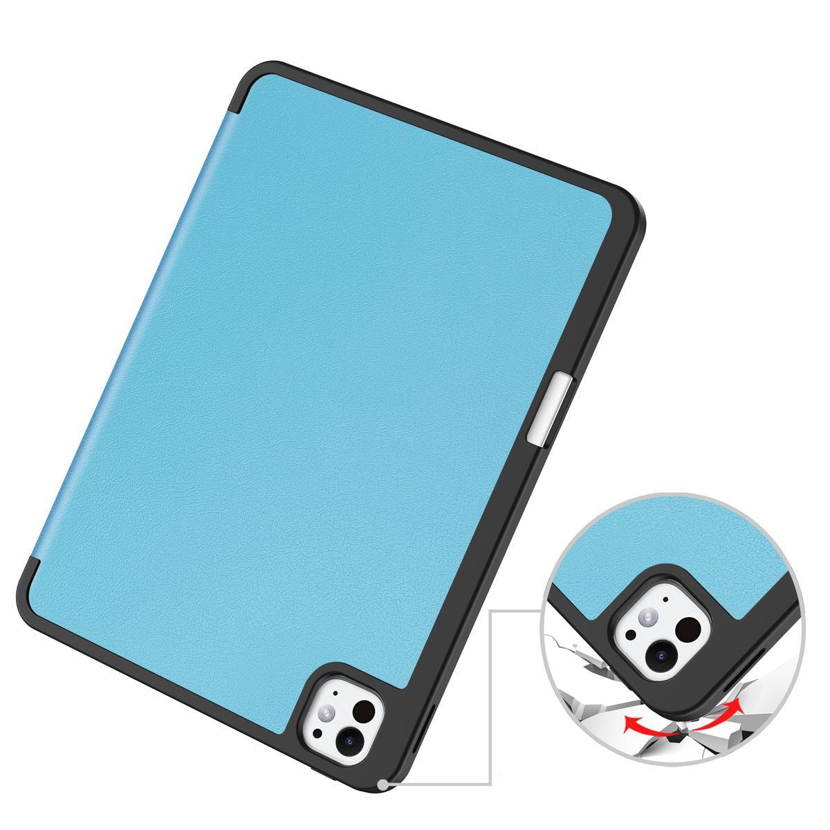 Schutzhülle für iPad Pro 11" 2025 / 2024, Bizon Case Tab Lizard, Blau