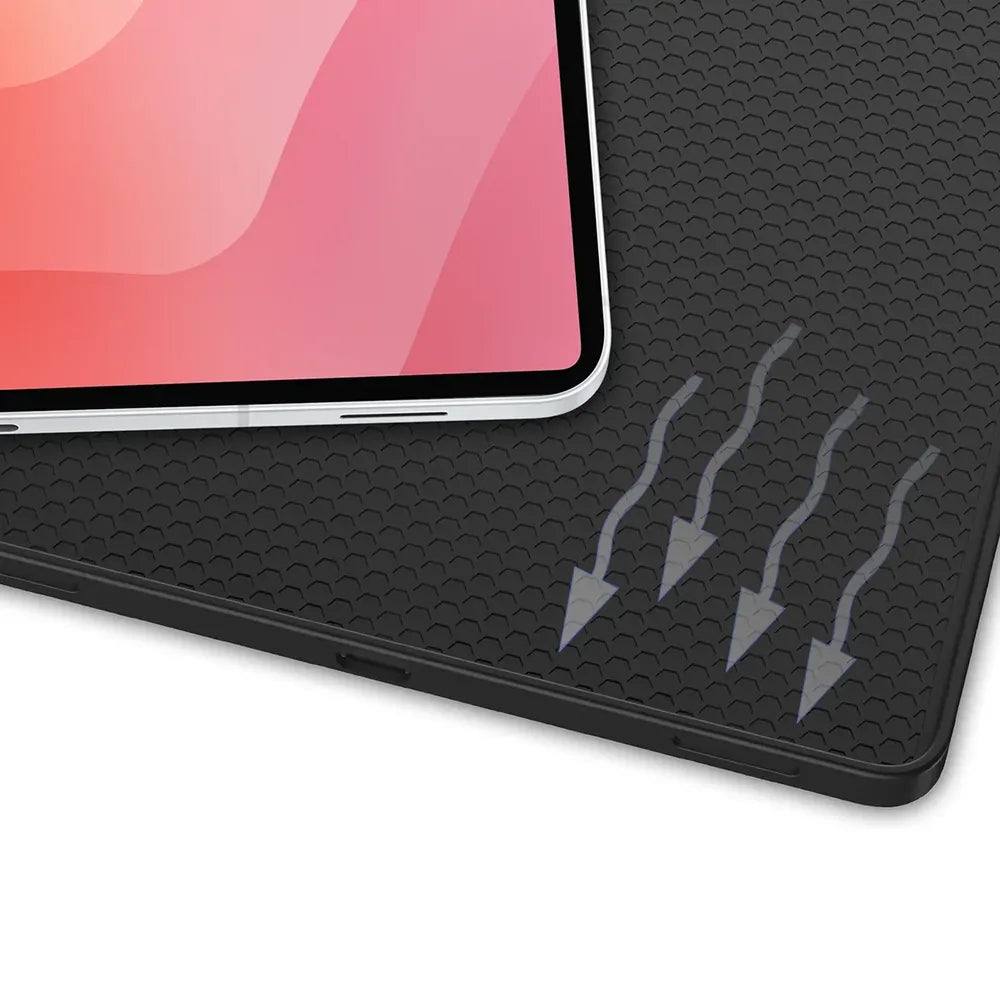 Schutzhülle mit Klappe für Galaxy Tab S12 Plus, Bizon Case Tab Croc, Rot (4/9)