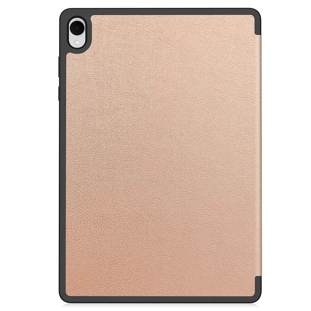 Schutzhülle mit Klappe für Galaxy Tab S12 Plus, Bizon Case Tab Croc, Rosegold (6/9)