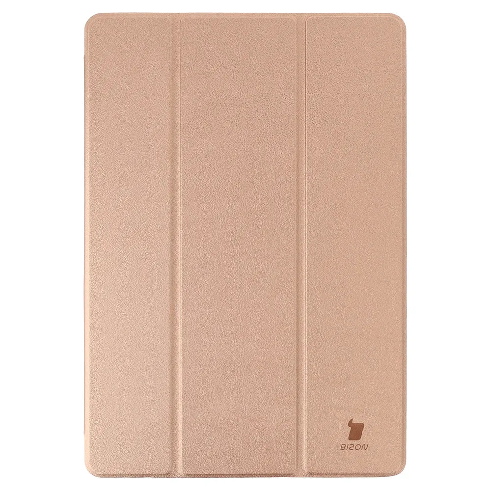 Schutzhülle mit Klappe für Galaxy Tab S12 Plus, Bizon Case Tab Croc, Rosegold (7/9)