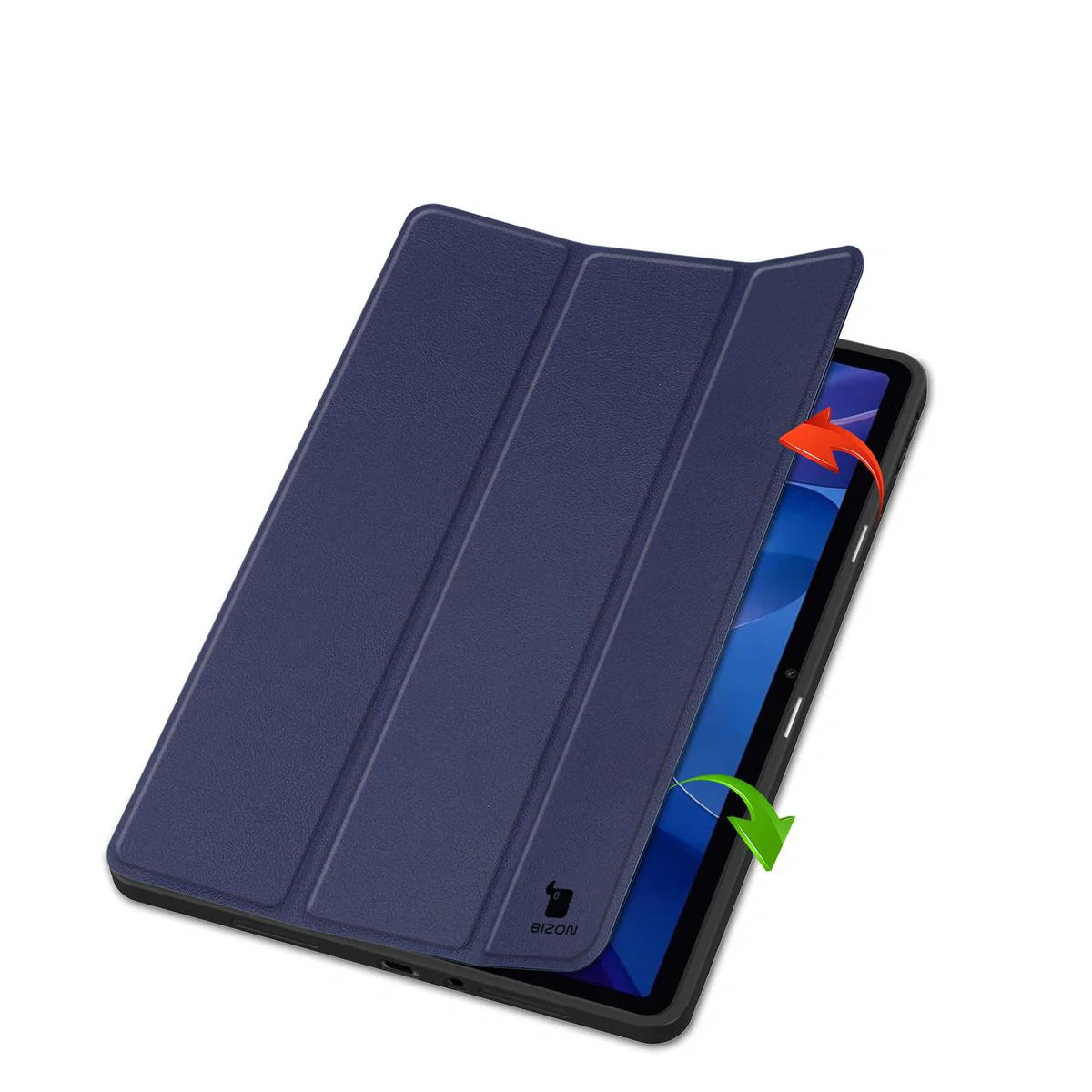 Schutzhülle mit Klappe für Xiaomi Redmi Pad 2, Bizon Case Tab Lizard, Dunkelblau