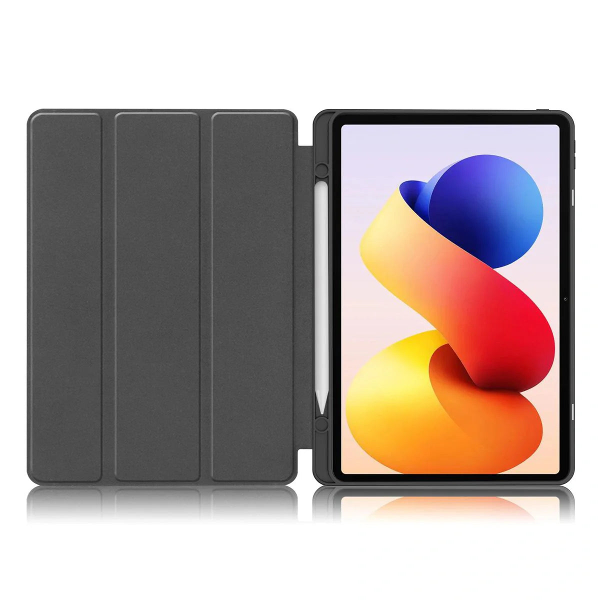 Schutzhülle mit Klappe für Xiaomi POCO Pad M1 / Redmi Pad 2 Pro, Bizon Case Tab Lizard, Dunkelblau