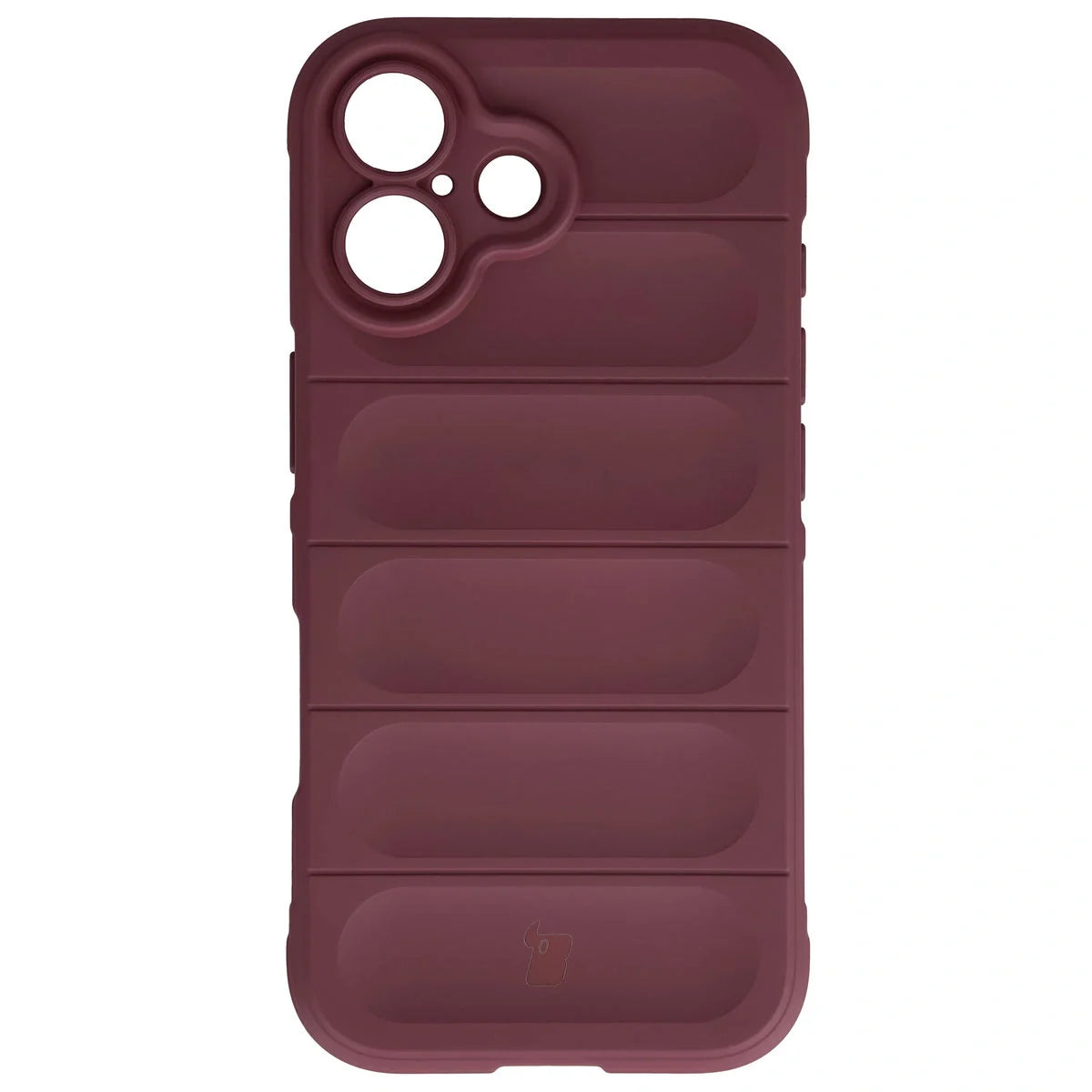 Robuste Handyhülle für iPhone 17, Bizon Case Tur, Burgunderrot