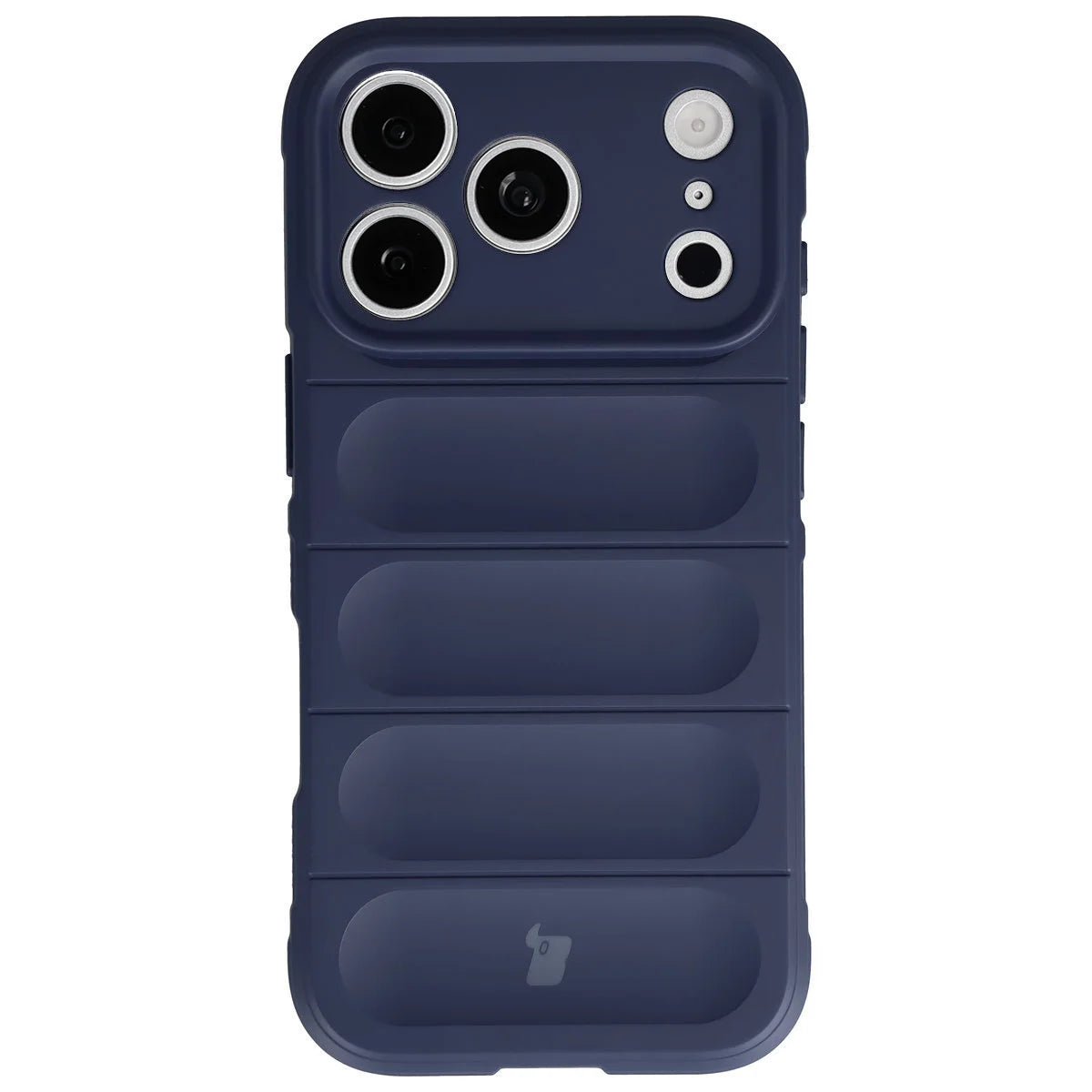 Robuste Handyhülle für iPhone 18 Pro / 17 Pro, Bizon Case Tur, Dunkelblau
