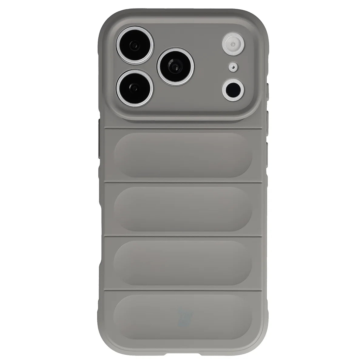 Robuste Handyhülle für iPhone 18 Pro / 17 Pro, Bizon Case Tur, Hellgrau