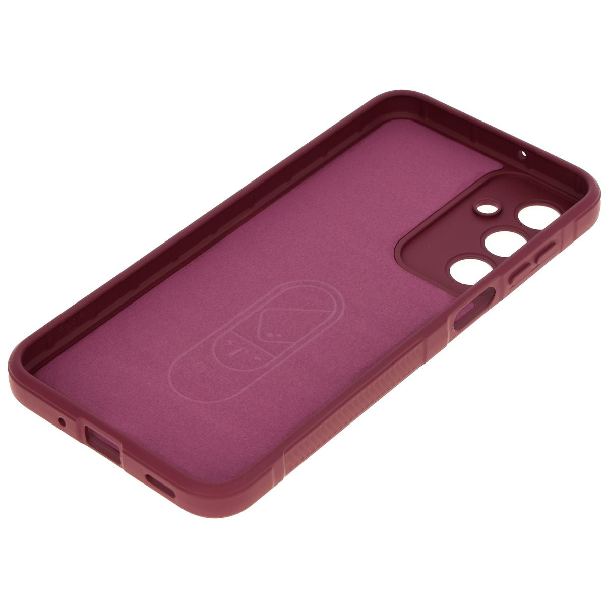 Robuste Handyhülle für Galaxy A16 4G/5G, Bizon Case Tur, Burgunderrot