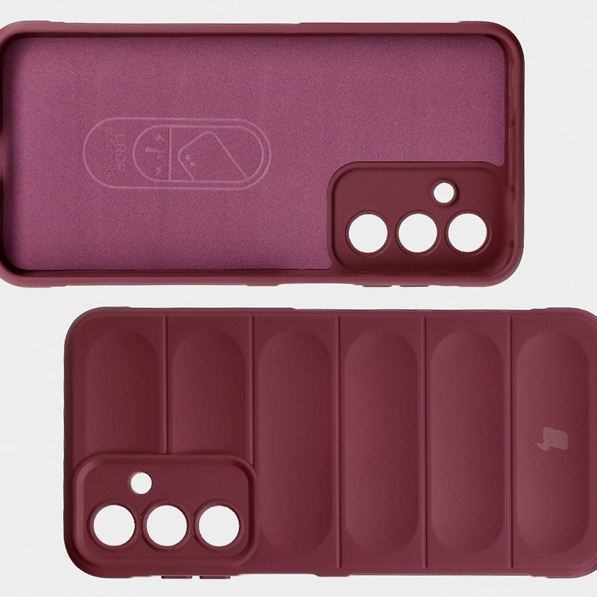 Robuste Handyhülle für Galaxy A16 4G/5G, Bizon Case Tur, Burgunderrot