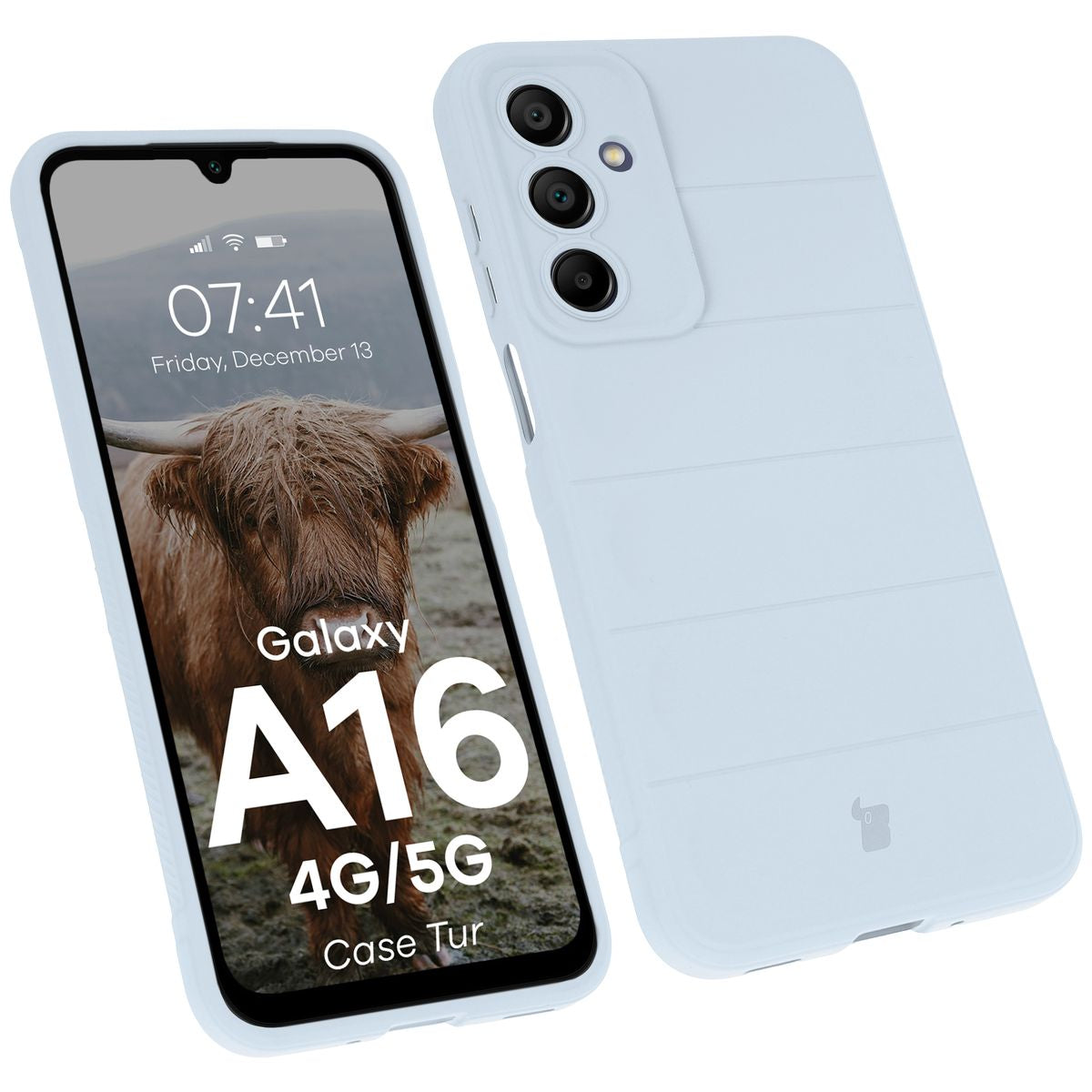 Robuste Handyhülle für Galaxy A16 4G/5G, Bizon Case Tur, Hellblau