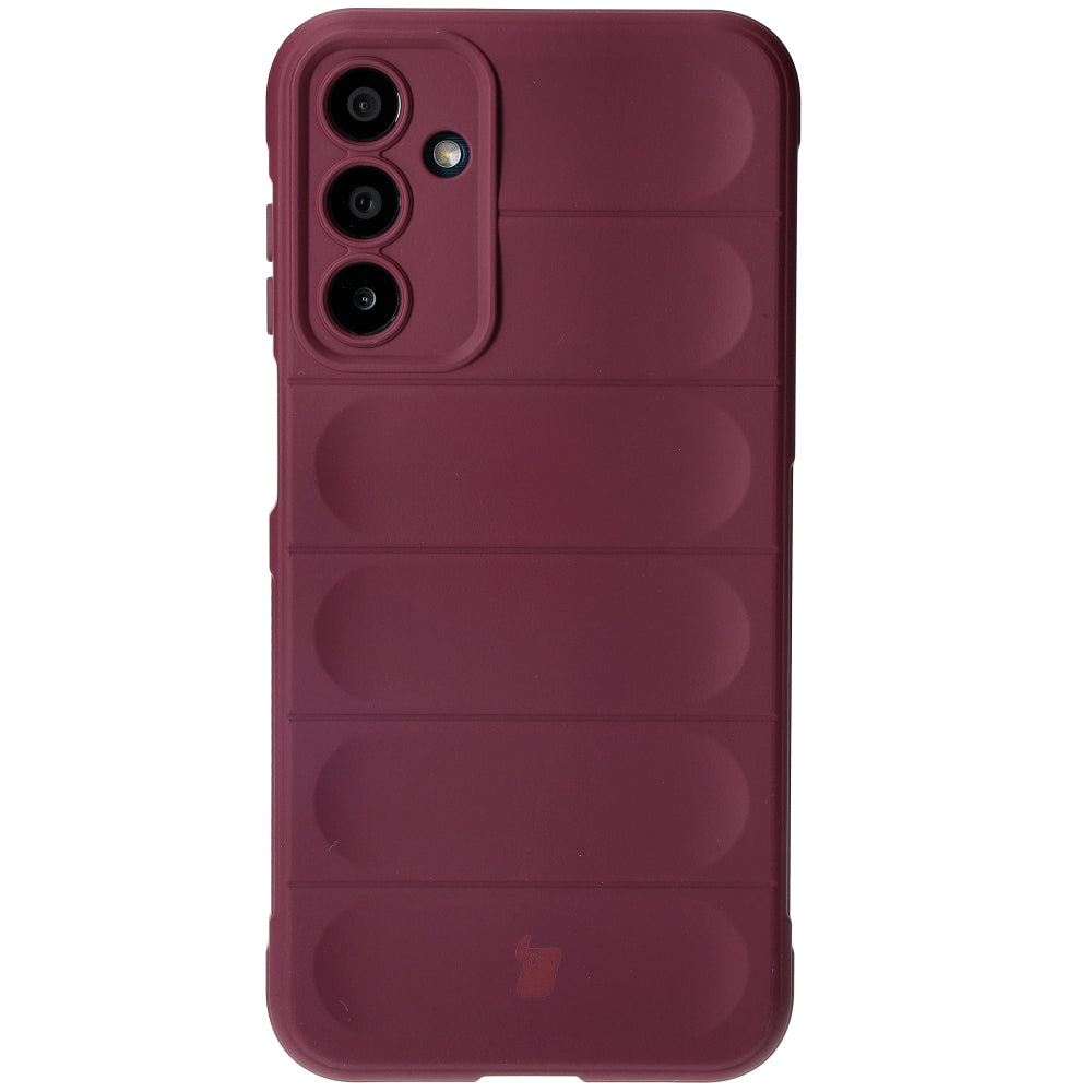 Robuste Schutzhülle für Galaxy M15 5G, Bizon Case Tur, Burgunderrot
