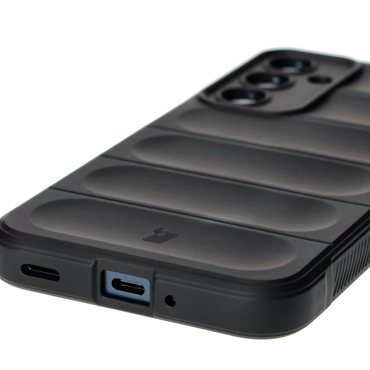 Robuste Handyhülle für Galaxy M35 5G, Bizon Case Tur, Schwarz