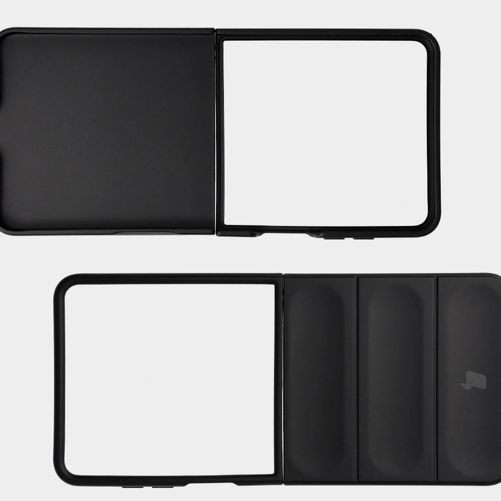 Robuste Handyhülle für Galaxy Z Flip7, Bizon Case Tur, Schwarz