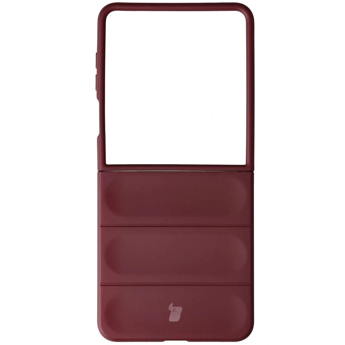 Robuste Handyhülle für Galaxy Z Flip7, Bizon Case Tur, Burgunderrot