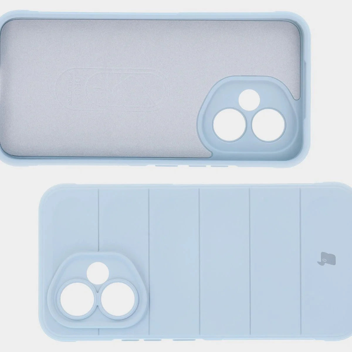 Robuste Handyhülle für Honor 400, Bizon Case Tur, Hellblau