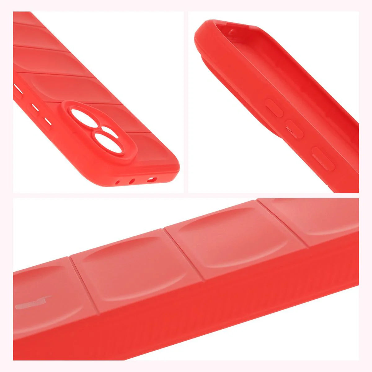Robuste Handyhülle für Honor 400, Bizon Case Tur, Rot