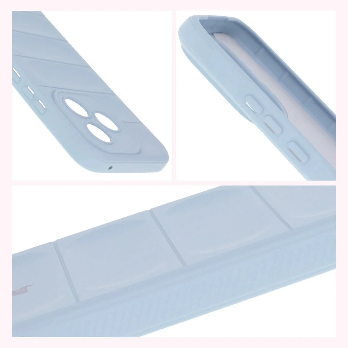 Robuste Handyhülle für Honor 400 Lite, Bizon Case Tur, Hellblau