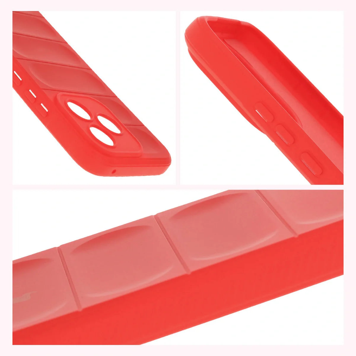 Robuste Handyhülle für Honor 400 Lite, Bizon Case Tur, Rot