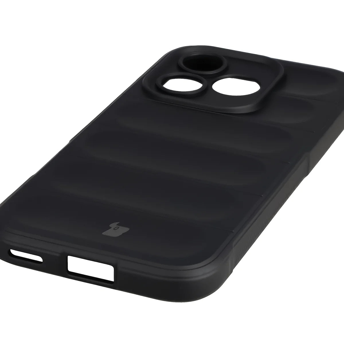 Robuste Handyhülle für Honor 600 Lite 5G, Bizon Case Tur, Schwarz