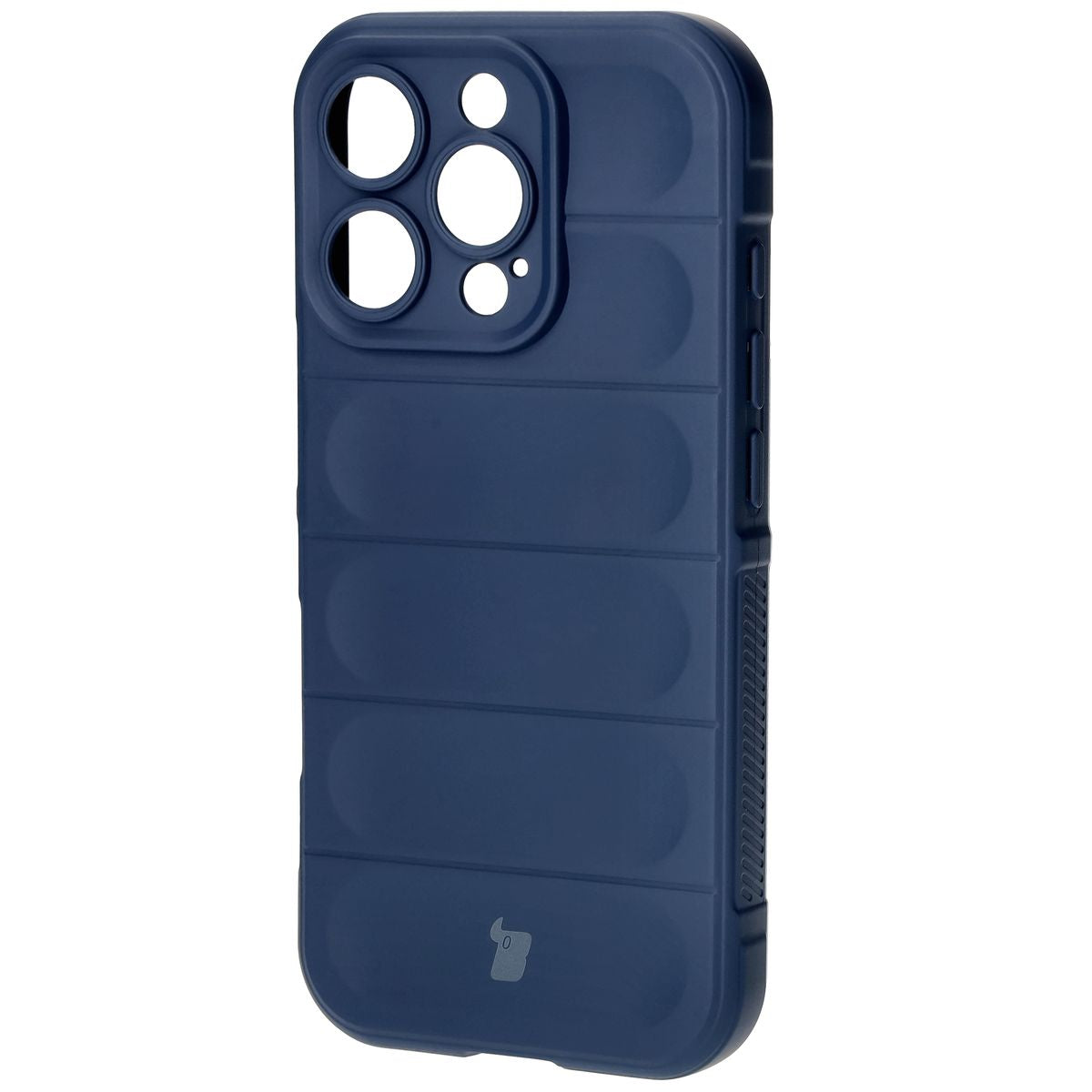 Robuste Handyhülle für iPhone 16 Pro, Bizon Case Tur, Dunkelblau