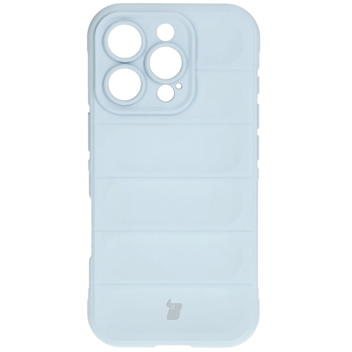 Robuste Handyhülle für iPhone 16 Pro, Bizon Case Tur, Hellblau