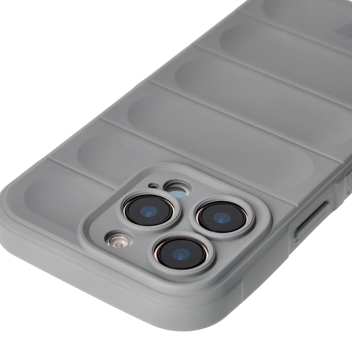 Robuste Handyhülle für iPhone 16 Pro, Bizon Case Tur, Hellgrau