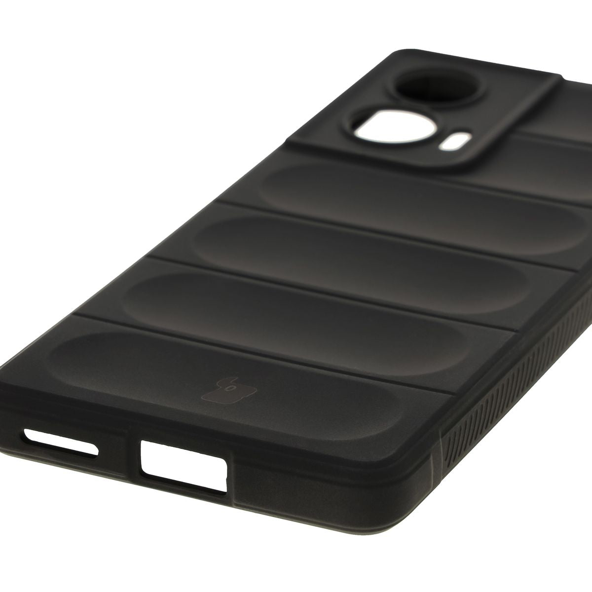 Robuste Handyhülle für Motorola Edge 50 Fusion, Bizon Case Tur, Schwarz