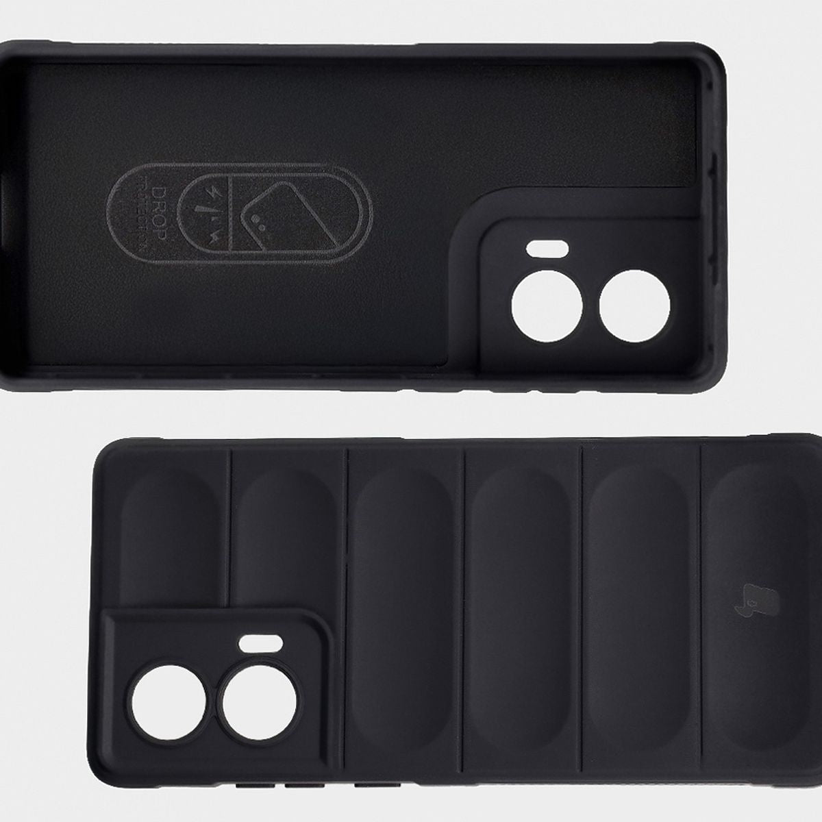 Robuste Handyhülle für Motorola Edge 50 Fusion, Bizon Case Tur, Schwarz