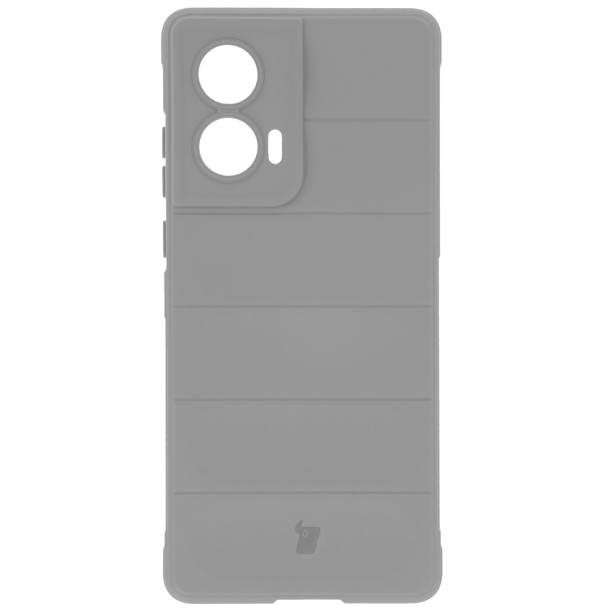 Robuste Handyhülle für Motorola Edge 50 Fusion, Bizon Case Tur, Hellgrau
