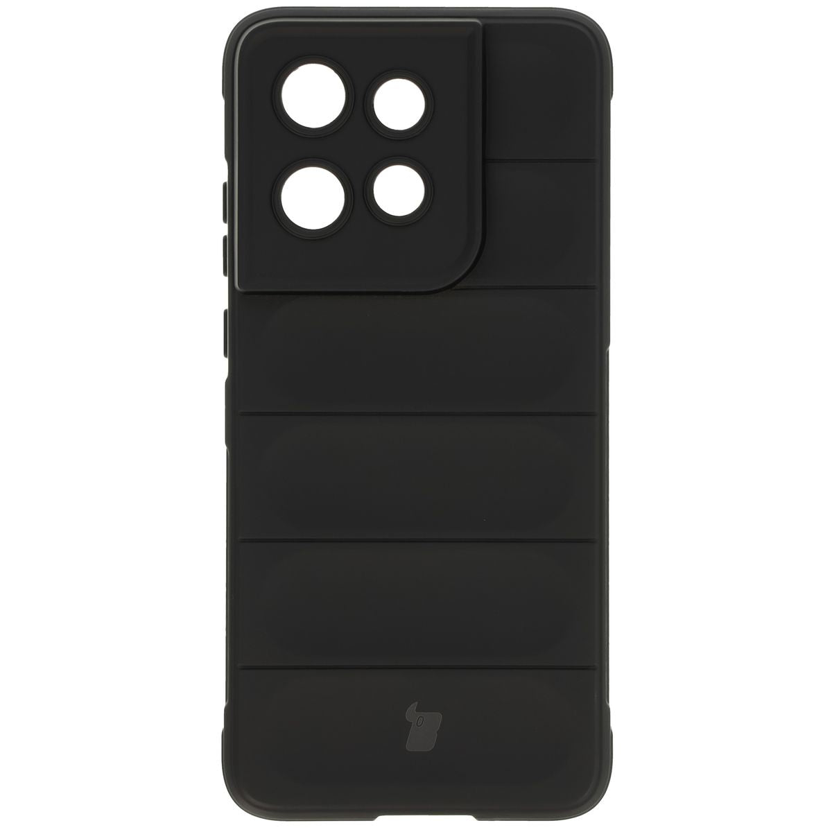 Robuste Handyhülle für Motorola Edge 50 Neo, Bizon Case Tur, Schwarz