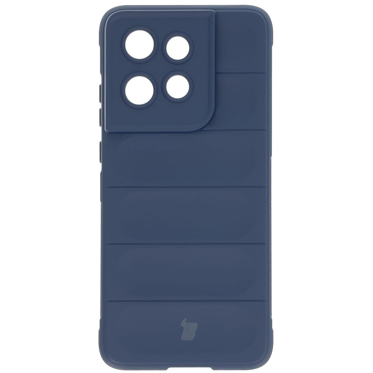 Robuste Handyhülle für Motorola Edge 50 Neo, Bizon Case Tur, Dunkelblau