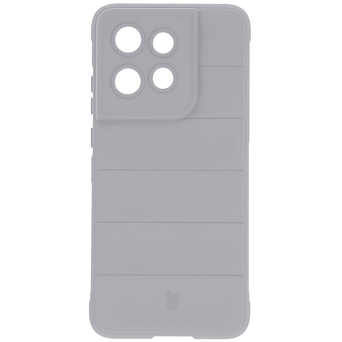 Robuste Handyhülle für Motorola Edge 50 Neo / 60 Neo, Bizon Case Tur, Hellgrau